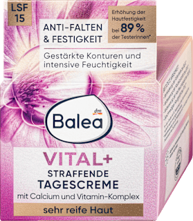 VITAL+ dnevna krema za lice, SPF15 Balea
