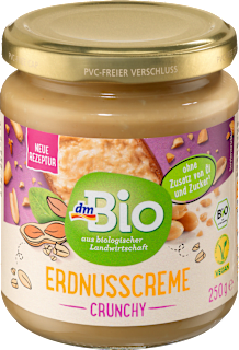 Arašidový krém chrumkavý  dmBio