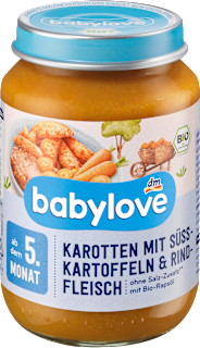Marchew, bataty i wołowina, od 5. miesiąca babylove