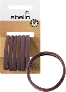Miękkie gumki do włosów brązowe ebelin