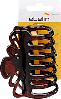 Kopča za kosu – transparentna, smeđa ebelin