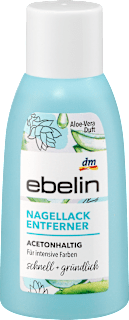 Odstranjivač laka za nokte sa acetonom – aloe vera ebelin