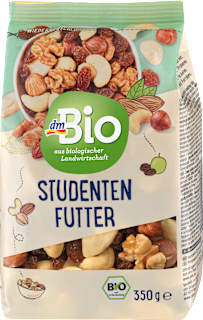 bio směs jader ořechů a sušeného ovoce dmBio