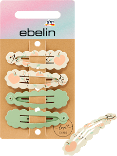 Kinder-Haarclips gewellt Pfirsich ebelin