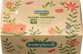 Chusteczki higieniczne z recyklingu dla dzieci babylove nature