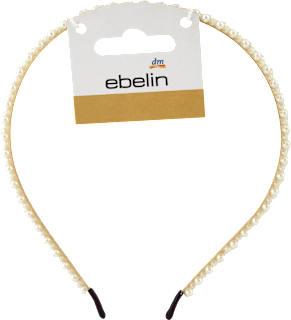 čelenka perlová bílá ebelin