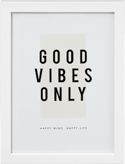 Bilderrahmen Flat Finish 13x18 cm, weiß Paradies