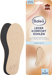 Einlegesohlen Leder, Gr. 36/37 (1 Paar) Balea