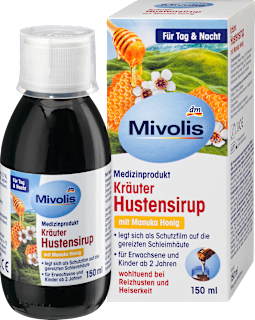 Kräuter Hustensirup mit Manuka Honig Mivolis