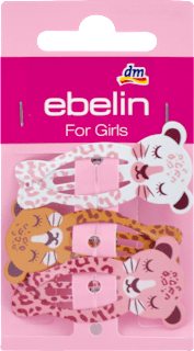 Detské sponky do vlasov - leopard ebelin