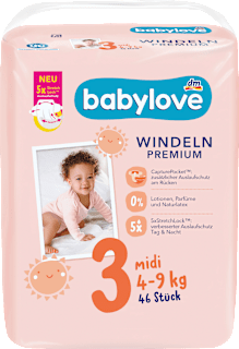 PREMIUM pelene midi, veličina 3 (4-9 kg) babylove
