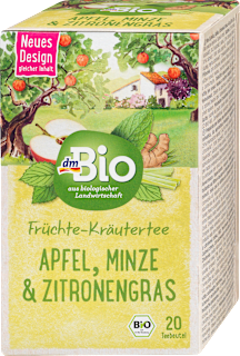 Bio mešanica sadnega in zeliščnega čaja (20 × 2 g) dmBio