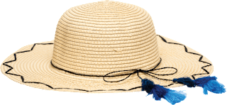 Šešir s plavim resicama SUNDANCE