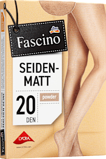 Strumpfhose seidenmatt powder Gr. 38/40, 20 DEN Fascino