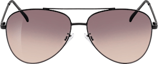 Sonnenbrille braune Gläser schwarz SUNDANCE