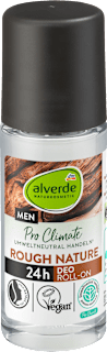 Deodorant roll-on ROUGH NATURE alverde NATURKOSMETIK MEN