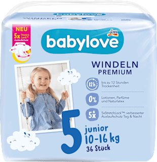 Premium plenice junior 5, 10-16 kg babylove