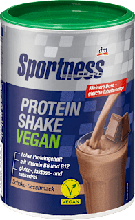 Veganski proteinski šejk  sa ukusom čokolade, sa zaslađivačima Sportness
