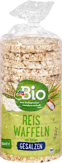 Gallette di riso salate e con sesamo BIO dmBio