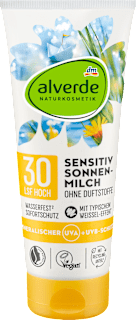 Mlieko na opaľovanie Sensitiv OF 30 alverde NATURKOSMETIK