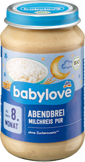 Bio večerná mliečna ryžová kaša babylove