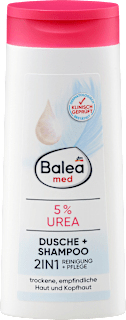 Gel za tuširanje + šampon 2u1 - 5% Urea Balea med