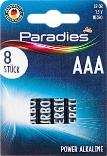Baterii alcaline AAA Paradies
