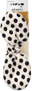 Opaska do demakijażu z kokardką w kropki ebelin