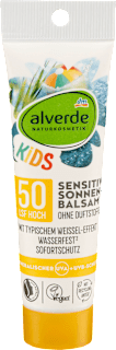 KIDS SENSITIV balzam za zaštitu od sunca, SPF 50, putna ambalaža alverde NATURKOSMETIK