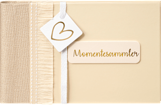 Fotoalbum Petite 10x15 cm, Momentesammler creme Paradies