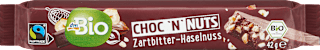 Choc 'N' Nuts - Štanglica sa crnom čokoladom i lešnikom dmBio