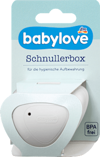 Schnullerbox hellgrau babylove