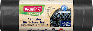 Vreće za smeće od recikliranog materijala s vezicom, 120 l Profissimo