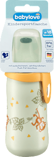 Trinkflasche Kinder grün  Affe, 330 ml babylove