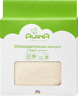 Stilleinlagen Wolle/Seide 3-lagig ALANA