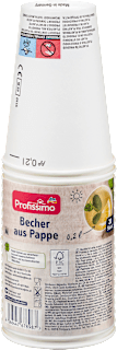 Becher aus Pappe Profissimo