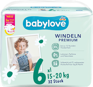 Premium pelene XL veličina 6 (15-20 kg) babylove