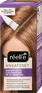 Ansatzset Dauerhafte Coloration Hell bis Mittelblond réell‘e