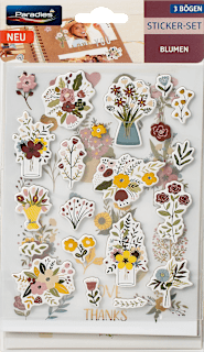 Stickerset Blumen Paradies