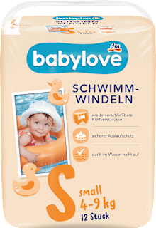 Pannolini nuoto taglia S (4-9 kg) babylove