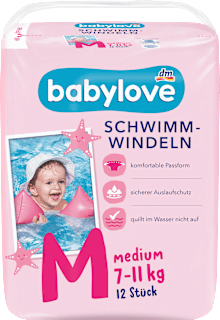 Plienky na plávanie - veľ. M (7-11 kg) babylove