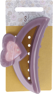 Haarklammer lila in Herzform s-he stylecollection