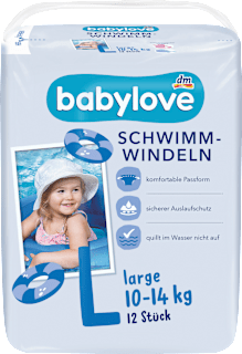 Plienky na plávanie - veľ. L (10-14 kg) babylove