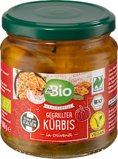 Bio grillezett sütőtök olívaolajban dmBio