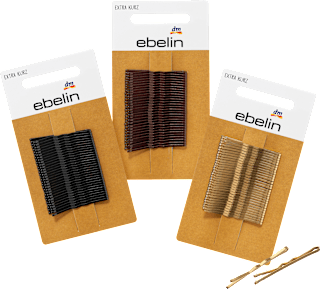 Wsuwki do włosów karbowane ebelin