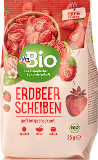 Fragole BIO a fette liofilizzate dmBio