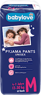 Otroške hlačke proti nočnemu močenju postelje M, 4-7 let, 17-30 kg babylove