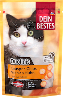 Gustare pentru pisici chips cu pui Dein Bestes