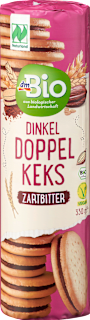 Biscotti di farro doppi con crema al cacao amaro BIO dmBio