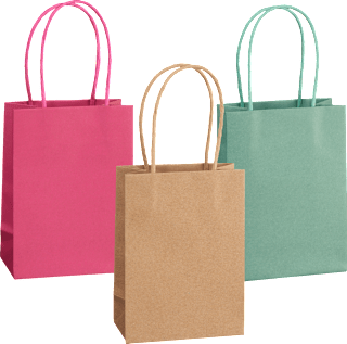 Jednobojne poklon vrećice – mini, više vrsta Profissimo